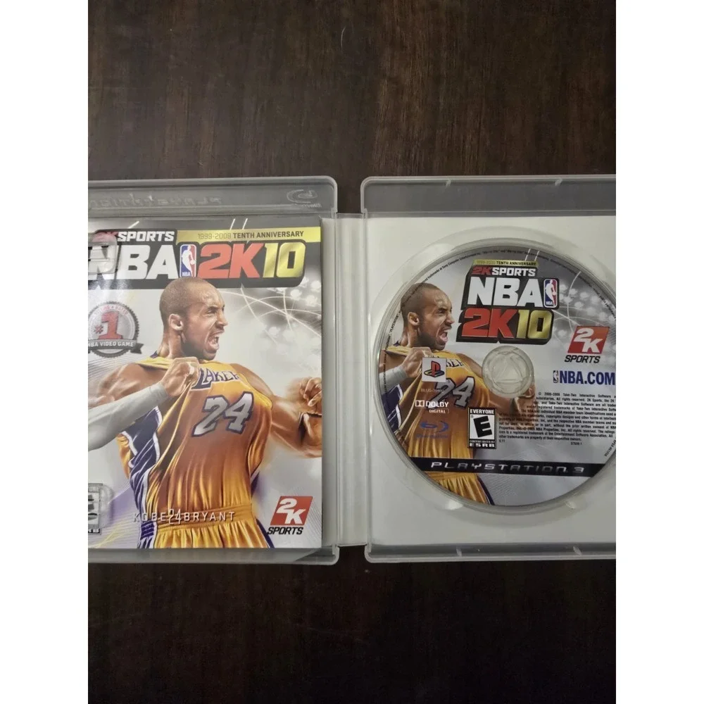 NBA 2K10 -‎ Playstation 3 KOBE BRYANT !!! 10TH ANNIVERSARY! Very Clean CIB!!!